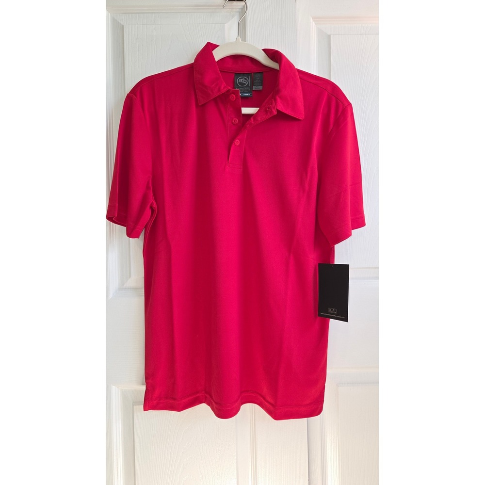 Stormtech Performance Mens H2X‎ Dry Polo Shirt Red Short Sleeve Small NWT